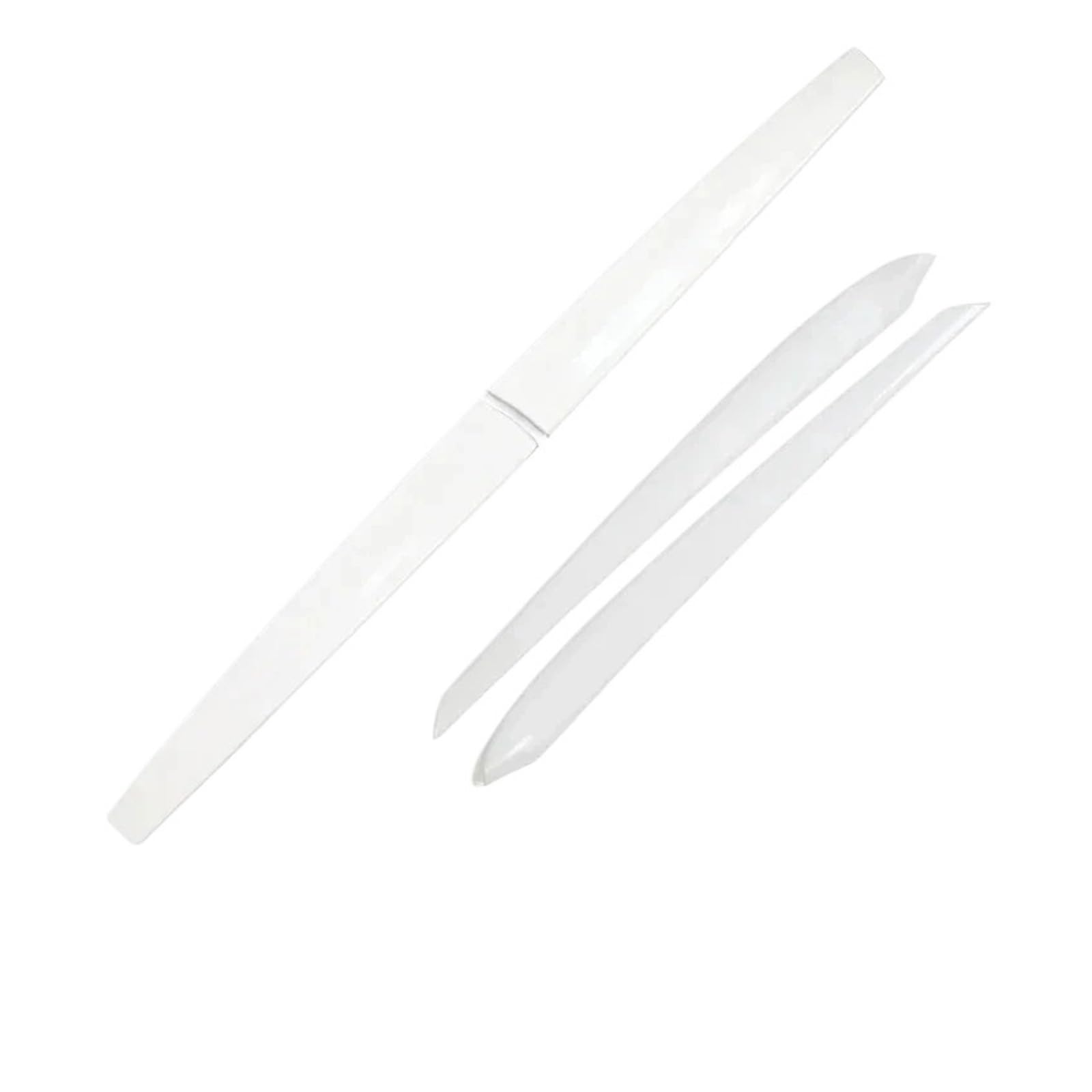 Dashboard Trim for Tesla for Model for 3/Y 2017-2023 Center Console Panel Sticker Cover Decoration Accessories Car Interior Accessories(Glossy White 4pieces)