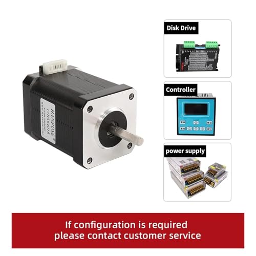 Moteur pas à pas 17HS6401S 1.8 degrés 2 phases pour machine CNC - 5