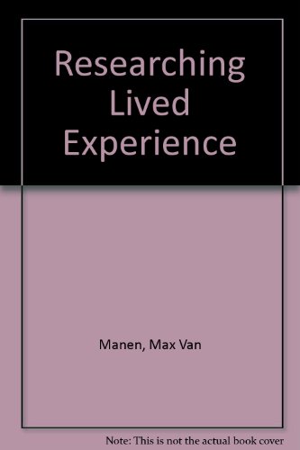 Research Lived Experience 0920354254 Book Cover