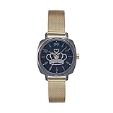 Wasserdichtigkeit: 5bar Mark Maddox Damen Analog Quarz Uhr mit Edelstahl Armband MM0101-55
