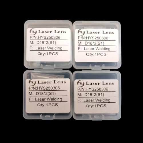 Image of D18T2 (S1) Original Fiber Laser Protection Lens 1064nm Laser Welding Lens for SUP /WSX /SKAI /Bodor /Roytools Welding Head,18 * 2 (S1),4Pcs