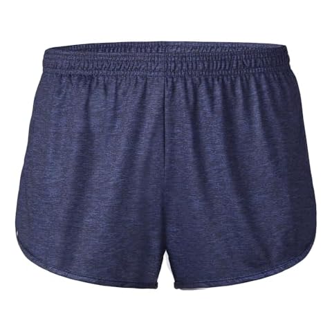 Soffe Men's Authentic Ranger Shorts, 100% Polyester (US, Alpha, Medium, Regular, Regular, Navy Heather) Cover