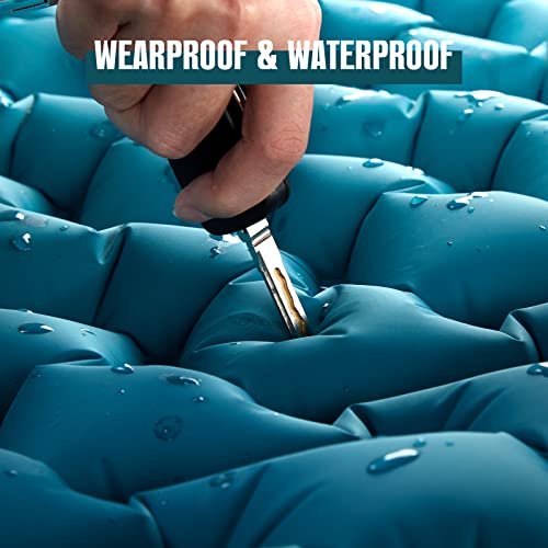 Aksoul Camping Sleeping Pad With Pillow: Extra Thick 3.9 Inch Ultralight Self Inflating Air Mat, Compact Lightweight Insulated Inflatable Sleep Mattress For Backpacking, Camp, Hiking, Tent #TOP5