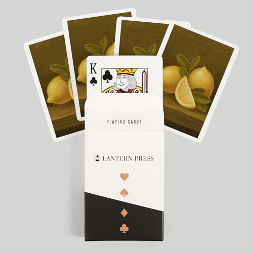 Lantern Press Lemons, Baraja de Poker 52 cartas miniatura 6