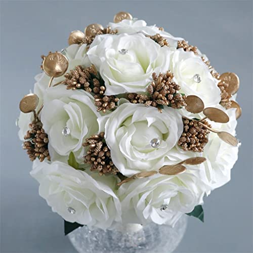 Bouquet de simulation de mariage JFDBGU pour décoration site de mariage Mori