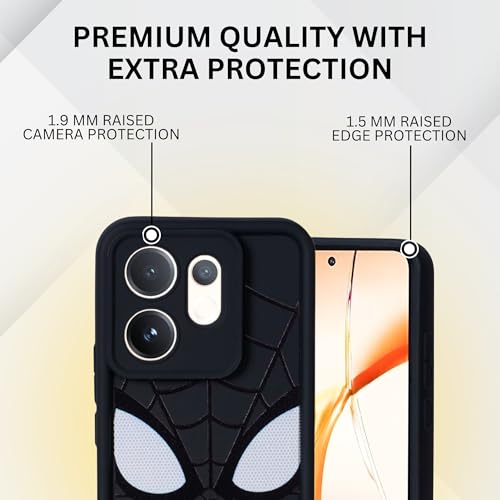 Image of DARKFIT Back Case Cover Compatible for Vivo V60 | Silicone Case | Camera & Body Protection| Shock Proof | for Vivo V60 | Color Black