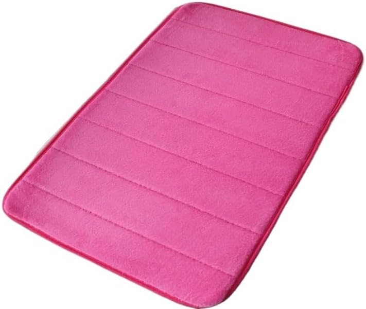 FORINC Alfombra antideslizante de Baño para la alfombra de forro polar coral, absorción de agua, antideslizante, espuma viscoelástica, absorbente,