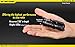 Nitecore EC11 900 Lumens Compact LED Flashlight with Two Rechargeable IMR 18350 batteries, charger, and a Battery Organizer