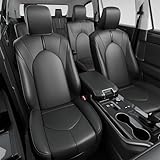 Xipoo Seat Cover Compatible with 2014-2019 Toyota Highlander 7-Seater Car Seat Protector Replacement for 2014-2019 Toyota Highlander Accessories