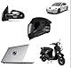 2x Deutschland Aufkleber Vinyl 70x90mm – Deutscher Adler Flagge Autoaufkleber Sticker Motorrad Fahrrad Helm Fenster Tuning wetterfest (Schwarz/Weiß)