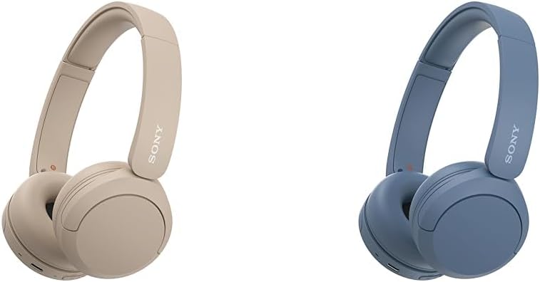Sony WH-CH520 Wireless Bluetooth Headphones – up to 50 Hours Battery Life with Quick Charge & WH-CH520 Wireless Bluetooth Headphones – up to 50 Hours Battery Life with Quick Charge
