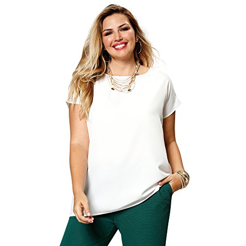 VENCA Blouse Unie Manches Courtes Femme - 013283