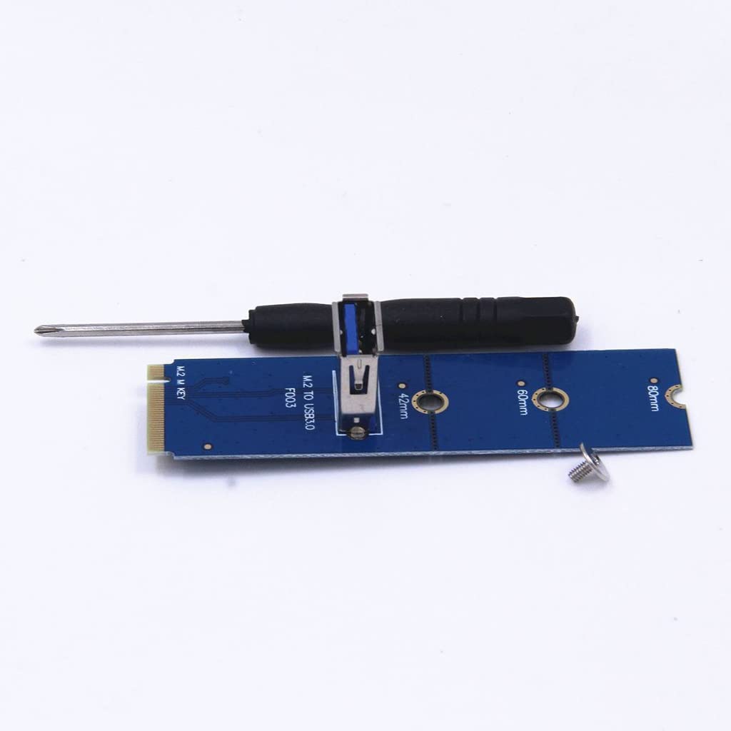 For M.2 To USB PCI-E Card Ngff- To PCIE Extender 2242 2260 2280 Adapter For BTC/Eth Mining Extension