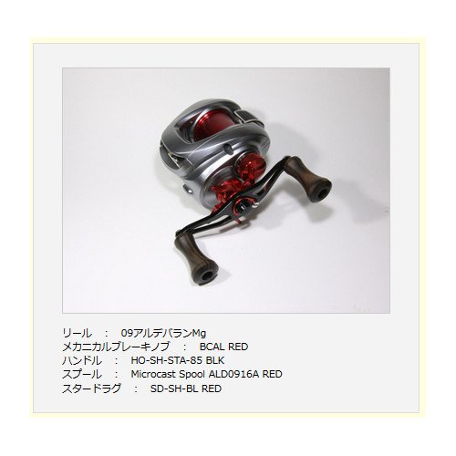 09アルデバランmg アベイルスプール KTFハンドル シマノ 09