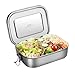 Stainless Steel Lunch Box, G.a HOMEFAVOR Metal Bento Box 1400ml Food Container with Lock Clips for Kids, School, Office, Work, Camping