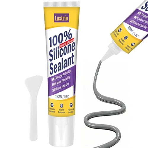 LUSTRIO Silicone Sealant 5oz Gray