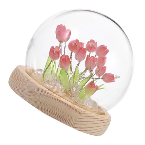 Kit de lámpara de noche tulipán DIY, rosa
