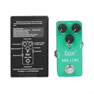 【Multi-Function Effects】- This guitar effect pedal combines wah, distortion, overdrive, delay, reverb, and compressor functions, offering a wide range of sound effects for players. 【Compact and Portable】- With its small size and lightweight design, t...