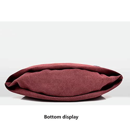 Sac a Dos Pratique Multi-usage en Toile de Coton Épaisse - 8