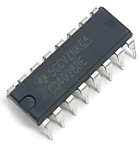 Juried Engineering Cd4028Be Cd4028 Cmos Bcd-To-Decimal Or Binary-To-Octal Decoders/Drivers Ic Breadboard-Friendly Dip-16 (Pack Of 10) #TOP4