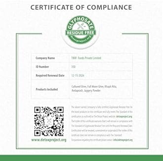 Two Brothers Organic Farms - Khapli Wheat Flour (1kg) | Low-Gluten Wheat Flour | High Dietary Fiber for Easy Digestion | Stoneground Emmer | Khapli Atta | Glyphosate Free