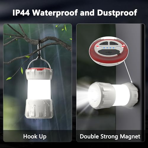 Lampada Campeggio Rcaricabile, 9 Modalità di