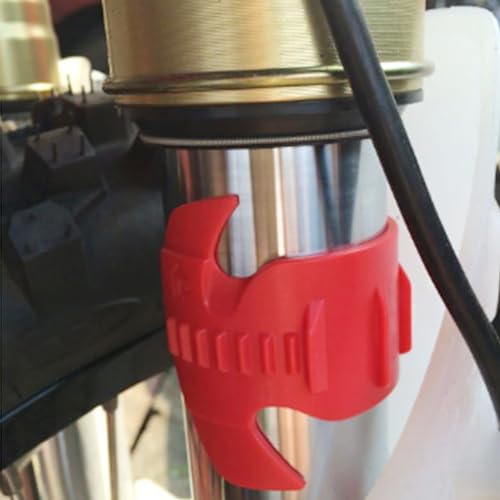 Image of Windance Motorcycle Fork Seal Saver Cleaner Tool,45mm-55mm Front Fork Seal Cleaning, Shock Repairing Absorber Tool (Red)
