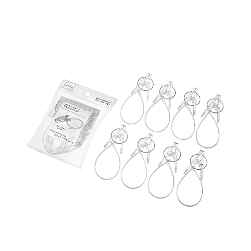 ポリカーボネート ヒモ付ピンチ 8P 【まとめ買い50個セット】 エコー金属 (4991203196187)