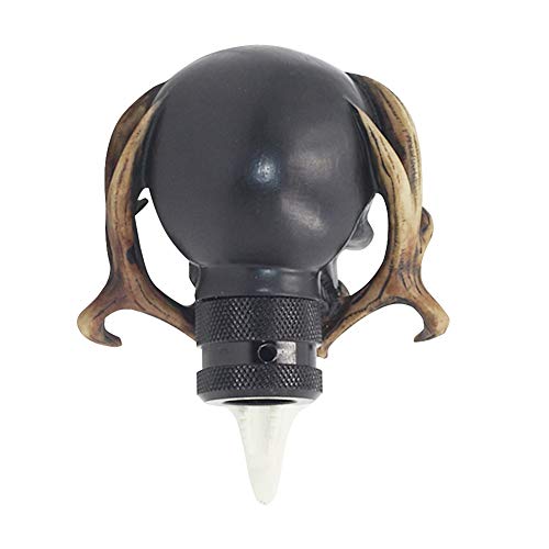 Sakali Specail Skull With Beard Car Gear Stick Shift Shifter Knob Universal Fit For Most Manual Transmission Or Automatic Transmission Without Lock Button(Black) #TOP1