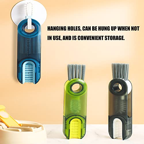 3 In 1 Multifunctional Cleaning Brush, Multi-Functional Cup Cleaning Tools, U-Shaped Silicone Bottle Cleaner Brush, Home Kitchen Cleaning Tools For Different Clean Items #TOP5