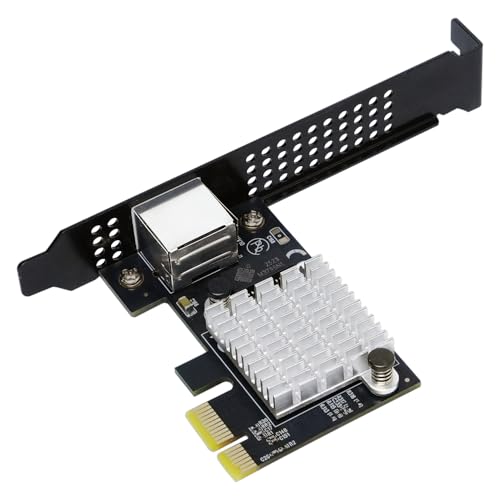 Image of IO CREST Single Port 10 Gigabit Ethernet PCI-e x1 Network Card RTL8127 Chipset