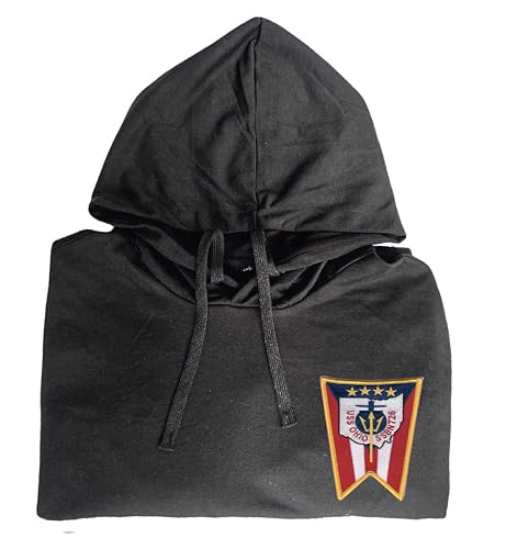 Ssbn 726 uss ohio embroidered shirt Black