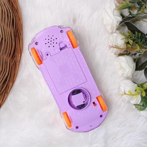 Image of Fully Musical Car Toys for Kids 360 Degrees Rotating Transparent Baby Car Toy with Sound and Flashing 3D Lights for Kids Playing (Pack of 1)