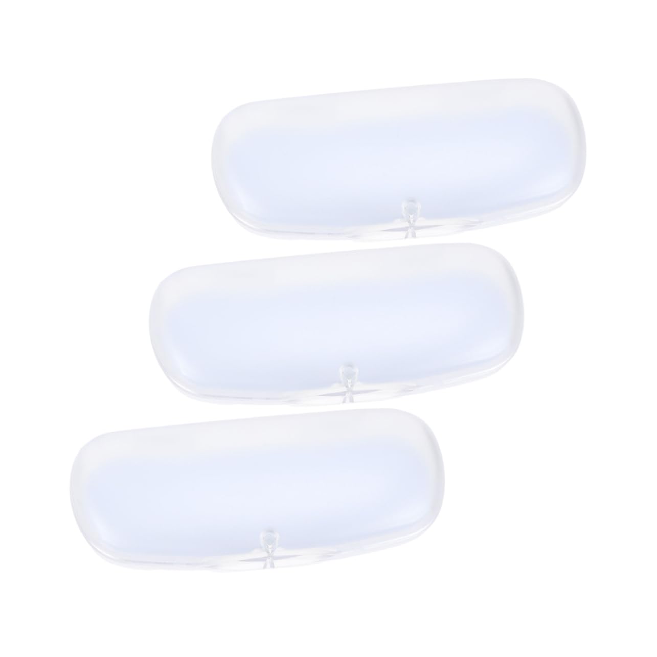 GALPADA 9 Pz custodia per gli occhiali scatole per bicchieri astuccio per occhiali trasparente custodia per occhiali da viaggio contenitori trasparenti occhiali porta occhiali pvc