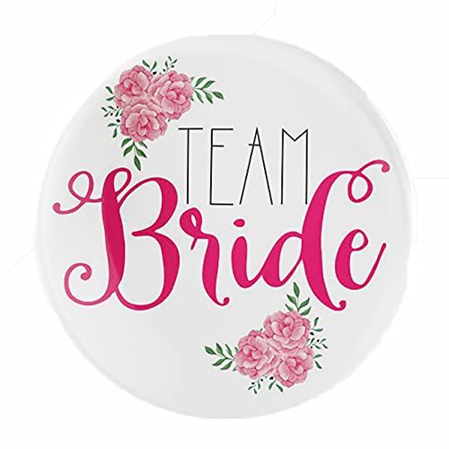 Image of Wedding Badges (props)|Batches for Wedding, Bachelor party, Reception party and Events| Pin Button Badges |Multicolour| Size 58mm