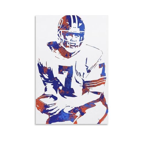 Impression sur toile John Elway football américain poster 60x90