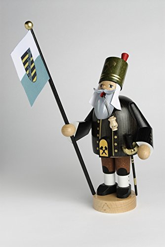 Chiffre de tabagisme mineur avec drapeau figurine homme encens 20cm