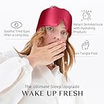 Silk Sleep Mask for Women and Men, Side Sleeper, 22 Momme Pure Mulberry Silk Total Blackout 100% Mulberry Eye Mask with Adjustable Headband Full Size, Eye Masks for Sleeping and Travel - Image 2