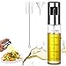 Dfederik Spruzzatore Olio Nebulizzatore Dosatore Spray Alimentare Spruzzino Olio D'Oliva e Aceto Bottiglia 100 ml per Cucinare Verdura Carne Insalata