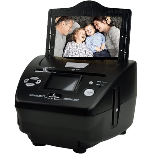 Film Slide Scanner, Slide viewer/Negative Scanner for Different Types of Films and Slides, Convert 35mm 135 110 126/slides/negatives