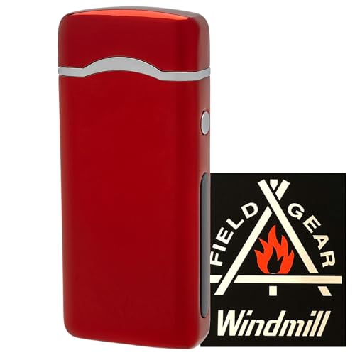 Encendedor Electrónico Recargable USB Windmill Rojo miniatura 1