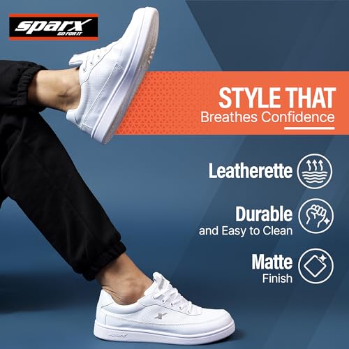 SPARX Men Blue Stylish Sneakers Shoe White - Image 7