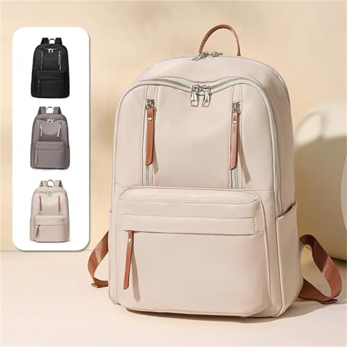 Women Daily Casual Backpack Large-capacity Ultra Light Student Backpack Commuting Travel Backpack(Gray)2