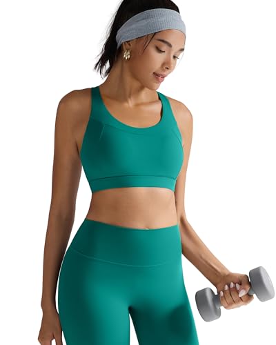 RUNNING GIRL Sports Bras for Women High Support,Racerback Molded Cup High Impact Sports Bra Workout Yoga Bra