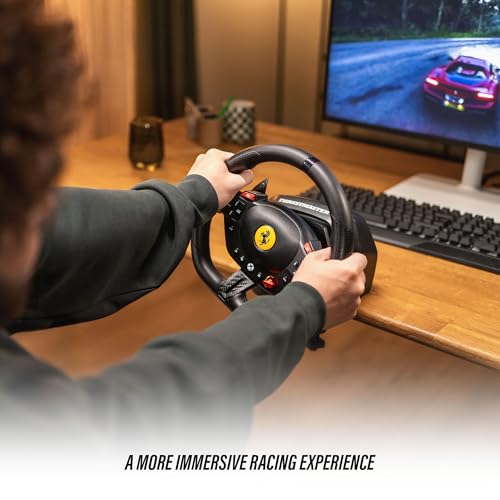 Image of Thrustmaster T98 Racing Wheel and Pedal Set for Xbox Series X|S and PC - Officially Licensed by Ferrari, Gaming Steering Wheel, Driving Wheel Set
