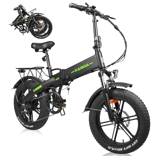 KAISDA E Bike Klappbar 20 Zoll mit 250W Motor, Alu Elektrofahrrad 48V...
