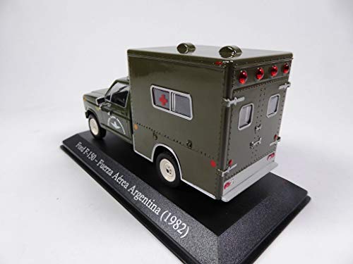 OPO 10 - Car 1/43 compatible with FORD F-150 1982 Argentina Air Force ambulance (SA13) - Image 3