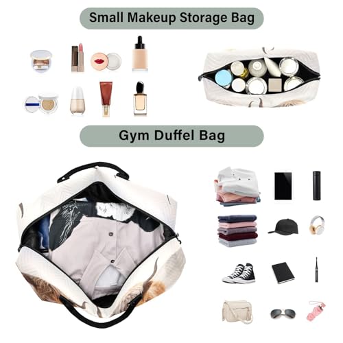 Kigai Highland Cows Duffle Bag Versatile Travel Duffel for Men and Women, Carry On for Weekend or Overnight Stay4