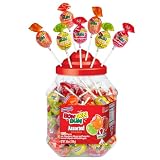 Colombina Bon Bon Bum Lollipops Assorted Flavor, 100 Count (1 Jar)