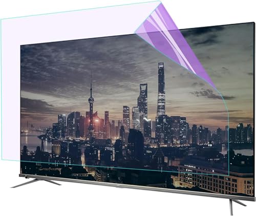 Protector De Pantalla Mate Antirreflejos Para Televisores De 43 A 75 Pulgadas, Filtro De Pantalla Con Protección Contra La Luz Azul, Alivia La Fatiga Visual Para Sony, Samsung, Hisense, Lg, Etc. / 50